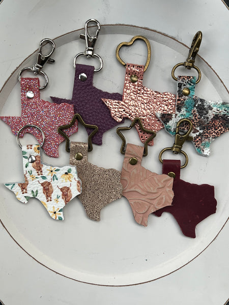 Texas Keychain/ Purse Charm