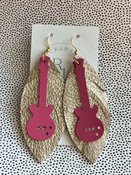 Guitar Earrings