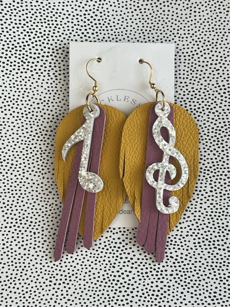 Music Note Earrings