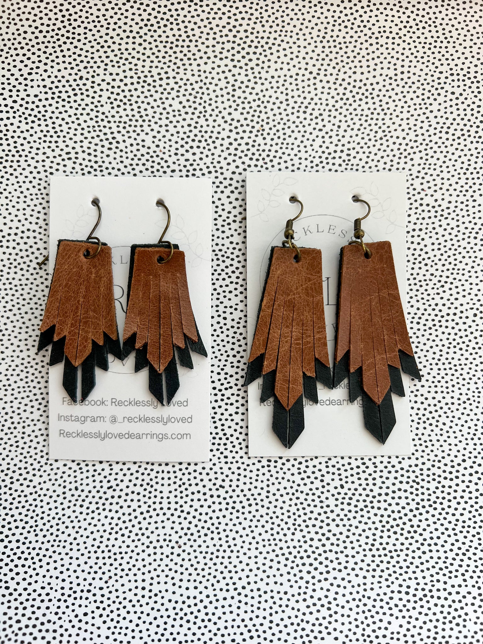 Brown and Black Boho Fringe