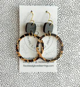 Leopard Hoops