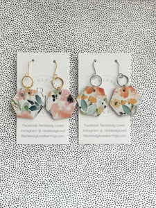 Preppy Floral Hexagons