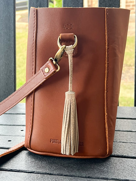 Loop through Leather Tassel