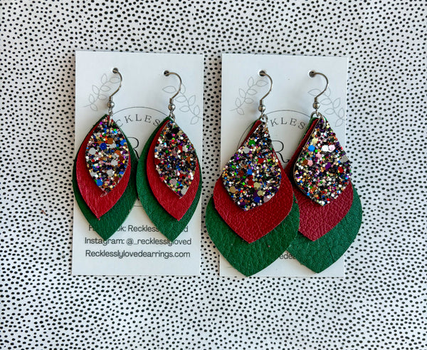 Triple Layered Christmas Bling