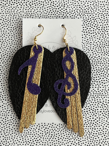 Music Note Earrings