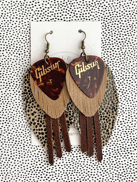 Guitar Pick Earrings