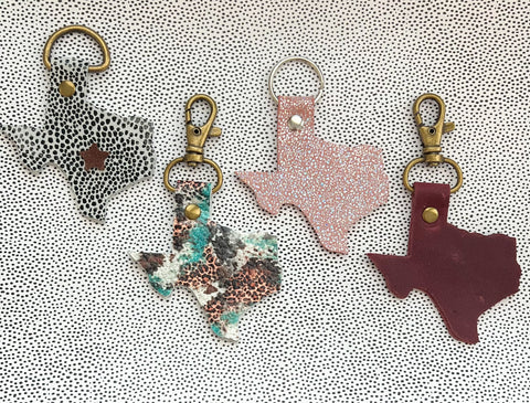 Texas Keychain/ Purse Charm