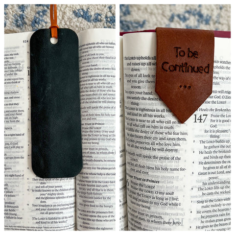 Leather Bookmarks