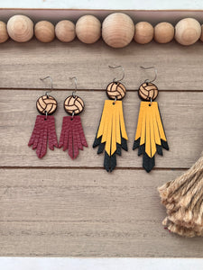 Volleyball Earrings