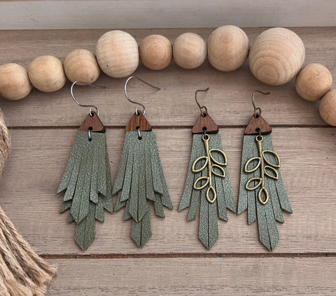 Olive Green Fringe