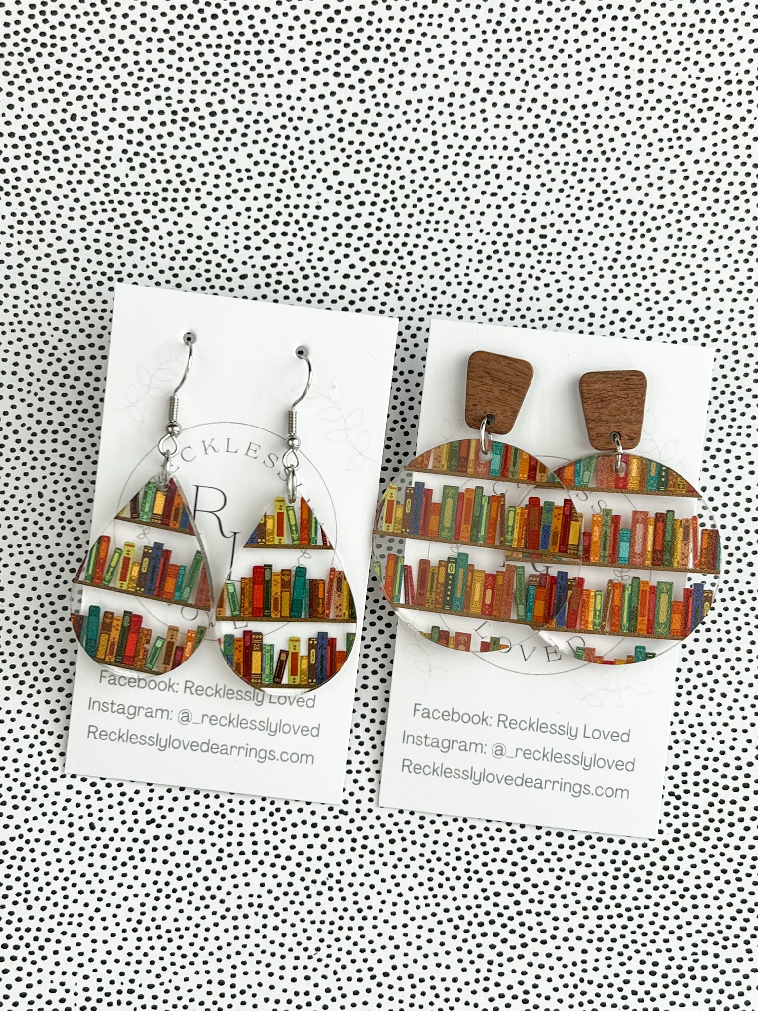 Book Earrings